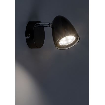 Rabalux - Wandstrahler 1xGU10/5W/230V schwarz