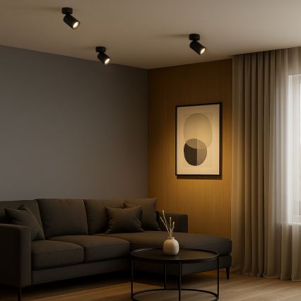 Rabalux - Einflammiger Spot 1xGU10/7W/230V schwarz