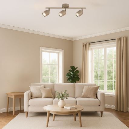 Rabalux - Deckenspot 3xGU10/15W/230V beige