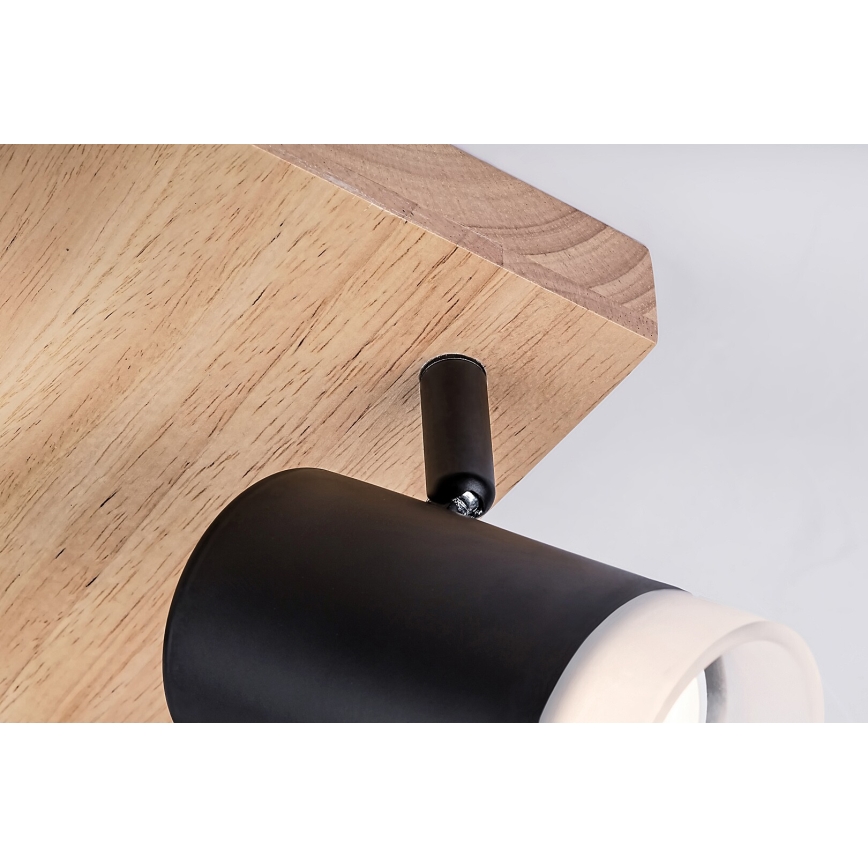 Rabalux - Deckenstrahler 4xGU10/5W/230V Eiche