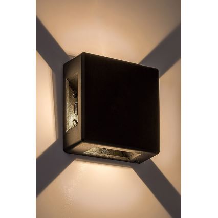 Rabalux - LED Außenwandleuchte LED/6W/230V IP54 schwarz