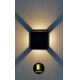 Rabalux - LED Außenwandleuchte LED/6W/230V IP54 schwarz
