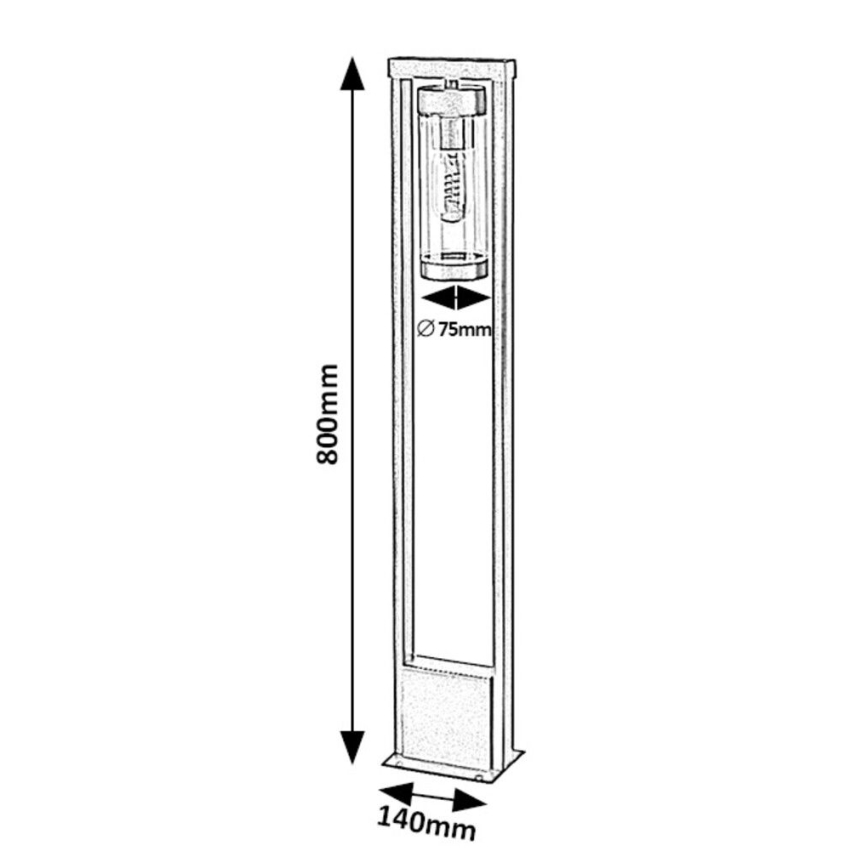 Rabalux - Außenleuchte 1xE27/12W/230V IP44