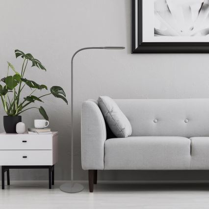 Rabalux - LED dimmbare Stehleuchte mit Touchfunktion LED/10W/230V 3000-6000K grau