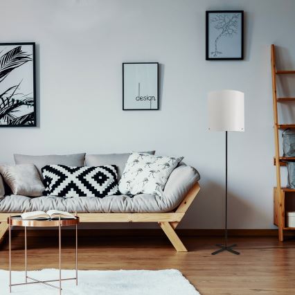 Rabalux - Stehlampe 1xE27/40W/230V weiß/schwarz