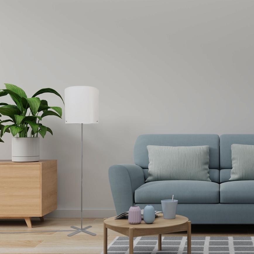 Rabalux - Stehlampe 1xE27/40W/230V weiß/silber