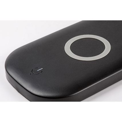 Rabalux - LED dimmbare Touch-Tischlampe mit kabelloser Ladefunktion LED/5W/5V 2700-6000K schwarz