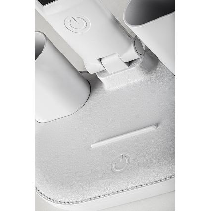 Rabalux - Dimmbare LED-Tischlampe mit Ventilator und Display LED/7W/5V 3000/4000/6500K