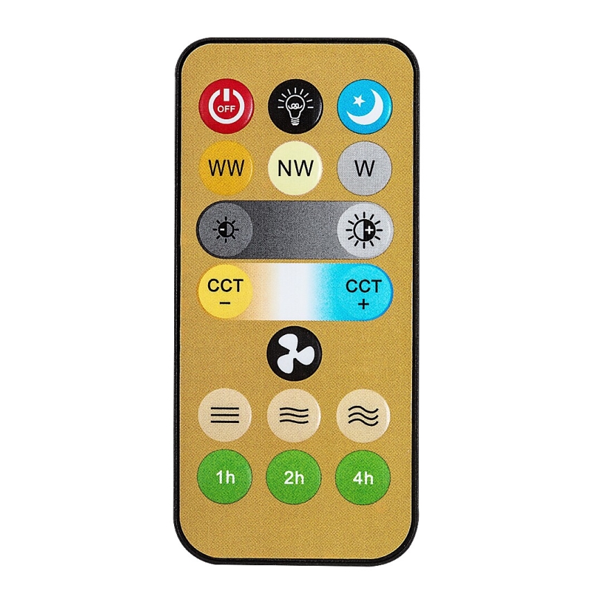 Rabalux - LED dimmbare Stehlampe mit Ventilator 1xE27/16W/230V 3000-6500K + Fernbedienung