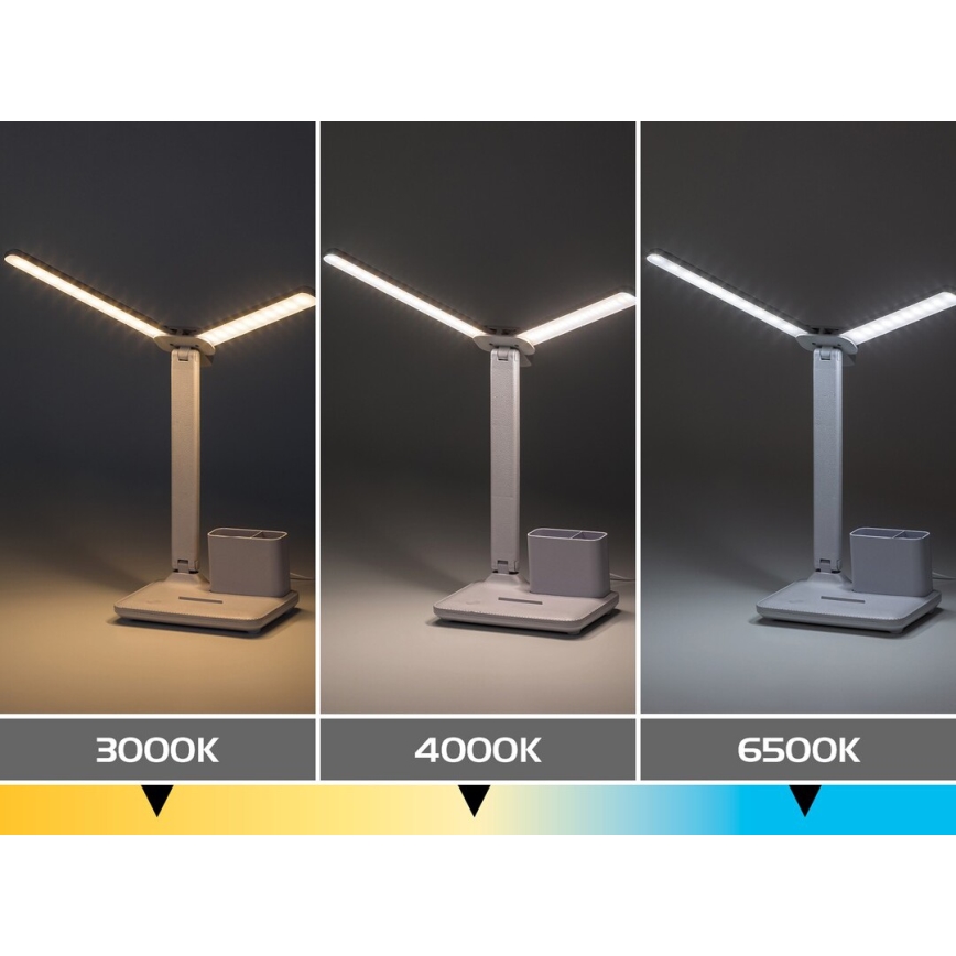 Rabalux - dimmbare LED-Touch-Schreibtischlampe LED/5W/5V 3000/4000/6500K