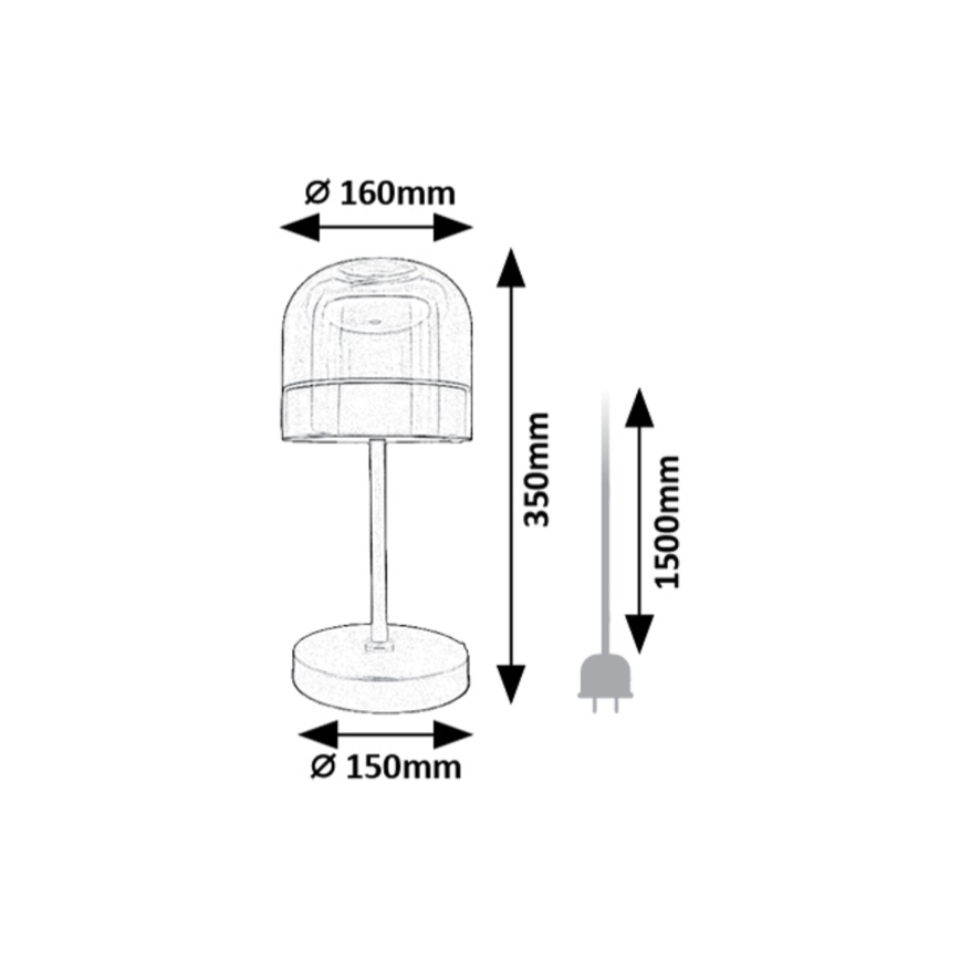 Rabalux - Dimmbare LED-Tischleuchte LED/13W/230V 3000/4000/6000K