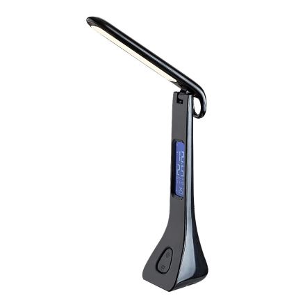 Rabalux - LED dimmbare Tischlampe mit Display LED/7W/5V 4000K schwarz
