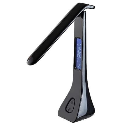 Rabalux - LED dimmbare Tischlampe mit Display LED/7W/5V 4000K schwarz
