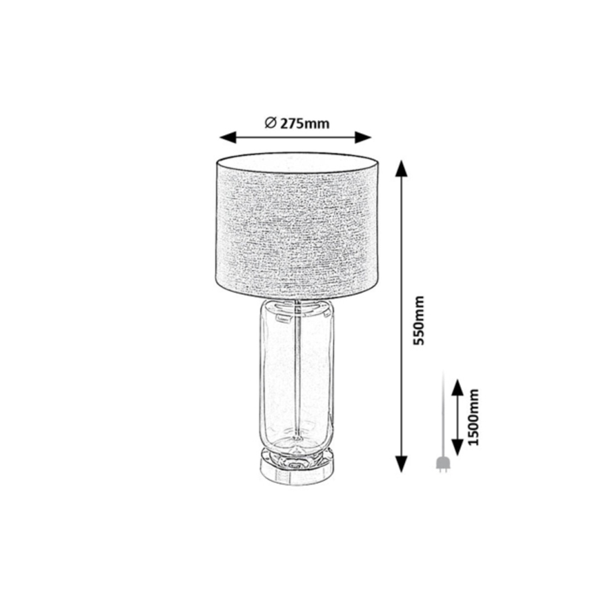 Rabalux - Tischlampe 1xE27/60W/230V