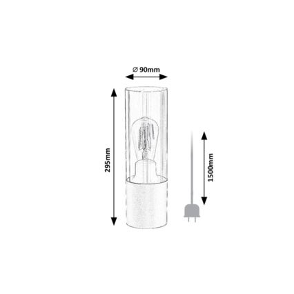 Rabalux - Tischlampe 1xE27/25W/230V