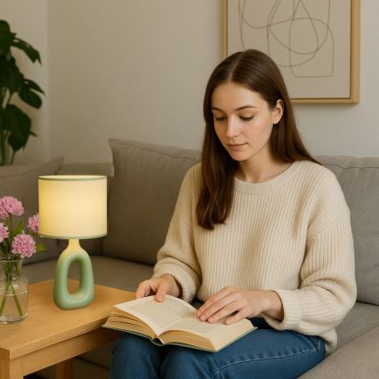 Rabalux - Tischlampe 1xE14/40W/230V grün