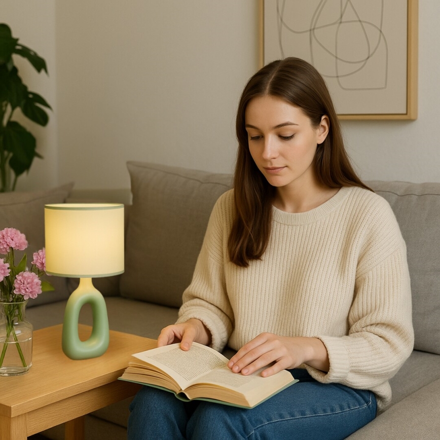 Rabalux - Tischlampe 1xE14/40W/230V grün