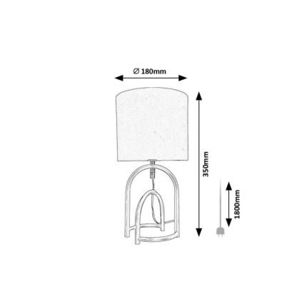 Rabalux - Tischlampe 1xE14/25W/230V
