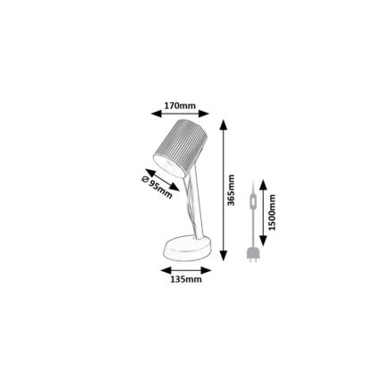 Rabalux - Tischlampe 1xE14/11W/230V beige