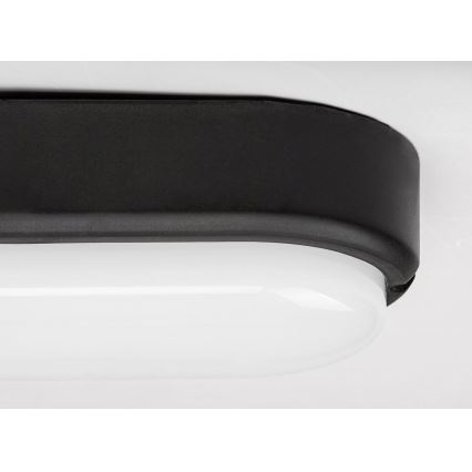 Rabalux - LED Außen-Deckenleuchte LED/15W/230V IP54 Schwarz
