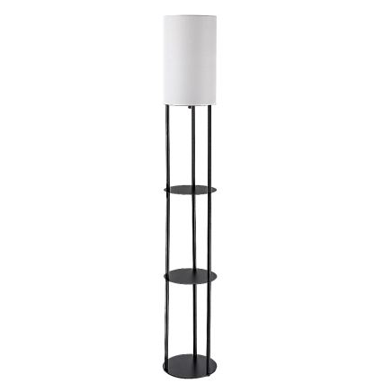 Rabalux - Stehleuchte mit Ablagen 1xE27/40W/230V schwarz