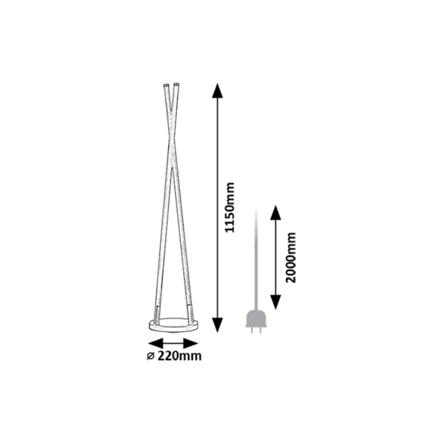 Rabalux - LED-Stehleuchte LED/28W/230V 3000K