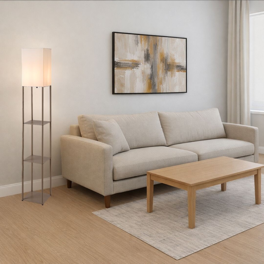 Rabalux - Stehlampe mit Ablagen 1xE27/40W/230V beige