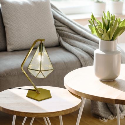 Rabalux - Tiffany Buntglas-Tischleuchte 1xE14/40W/230V golden