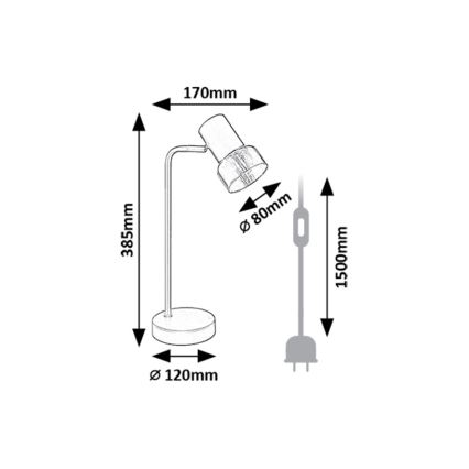 Rabalux - Tischleuchte 1xE14/15W/230V