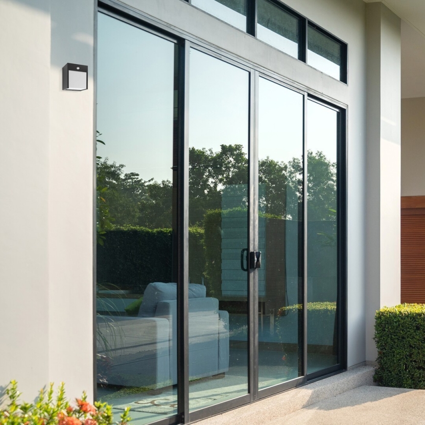 Rabalux - LED Außenwandleuchte mit Sensor LED/12W/230V Schwarz IP44