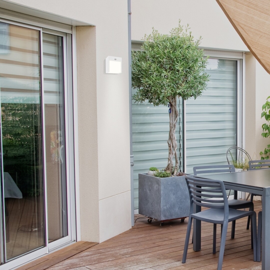 Rabalux - LED Außenwandleuchte mit Sensor LED/12W/230V Weiß IP44