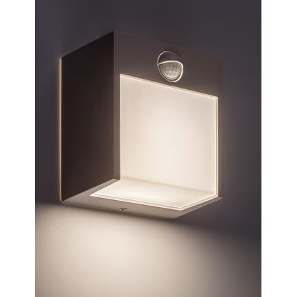 Rabalux - LED Außenwandleuchte mit Sensor LED/12W/230V Weiß IP44