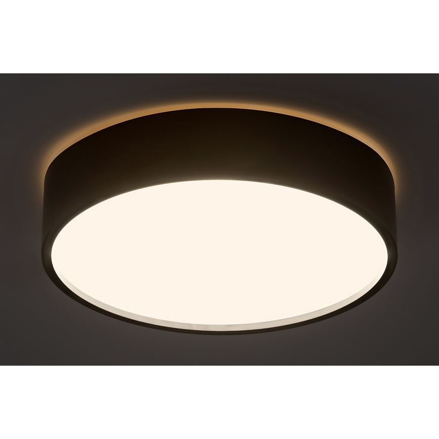 Rabalux - LED-Deckenleuchte LED/18W/230V IP44 4000K d 28 cm schwarz