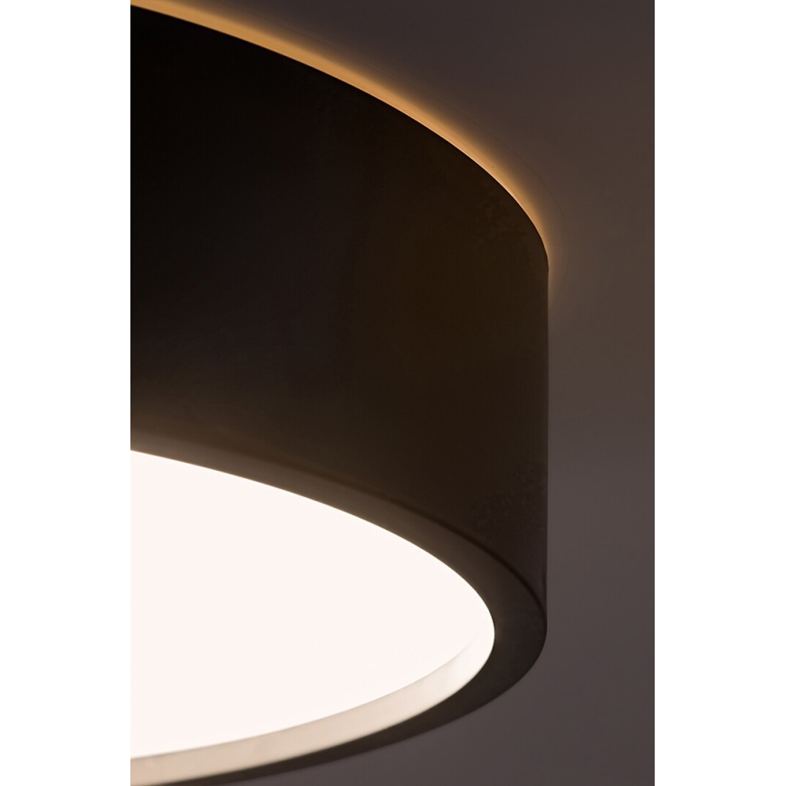 Rabalux - LED-Deckenleuchte LED/18W/230V IP44 4000K d 28 cm schwarz