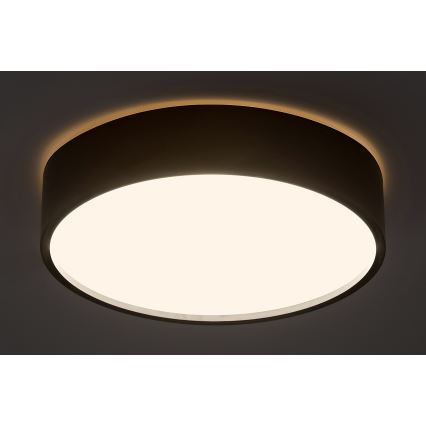 Rabalux - LED-Deckenleuchte mit einem Sensor LED/19W/230V IP44 4000K d 28,5 cm schwarz