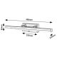 Rabalux - Dimmbare LED-Spiegelbeleuchtung mit Touch-Funktion LED/13W/230V IP44 3000/4000/6000K 49 cm