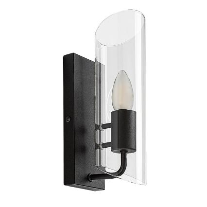 Rabalux - Badezimmer-Wandleuchte 1xE14/12W/230V IP44 schwarz