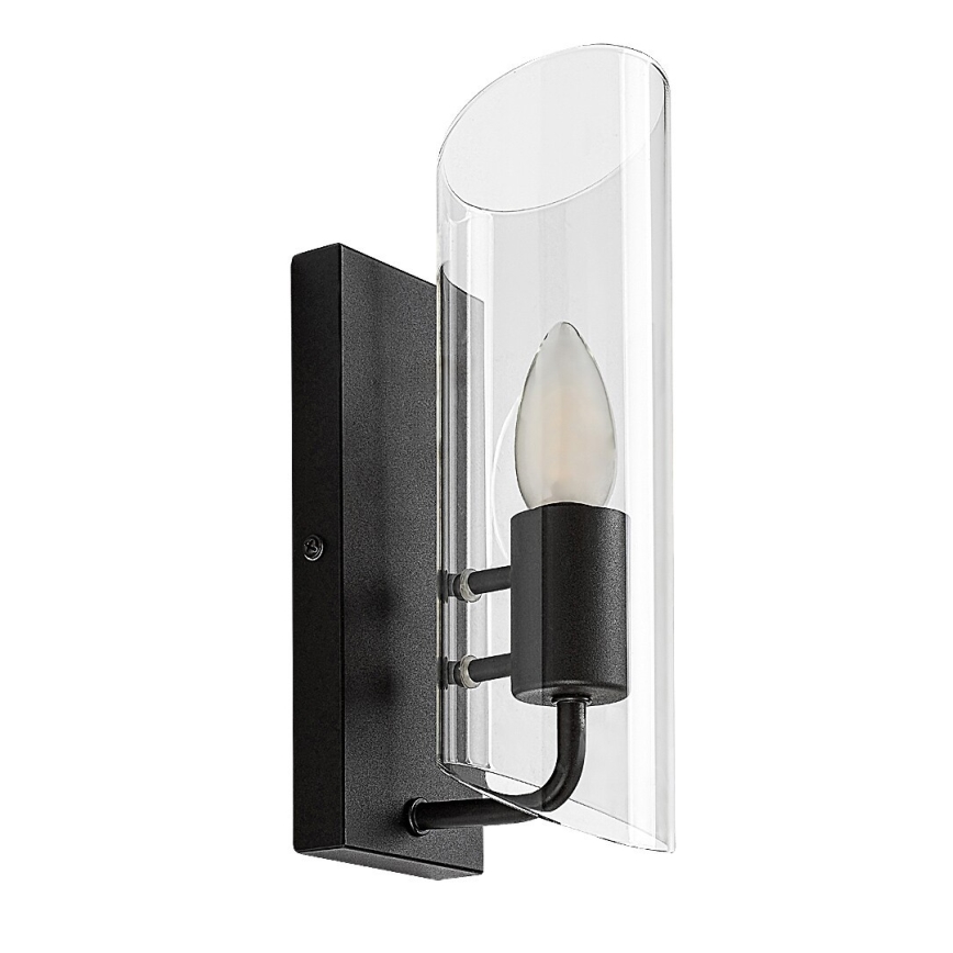 Rabalux - Badezimmer-Wandleuchte 1xE14/12W/230V IP44 schwarz