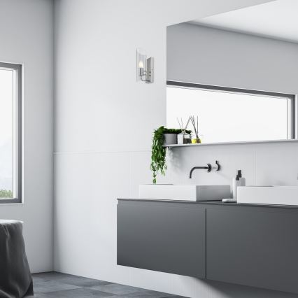 Rabalux - Badezimmer-Wandleuchte 1xE14/12W/230V IP44 glänzendes Chrom