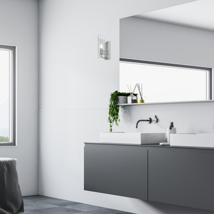 Rabalux - Badezimmer-Wandleuchte 1xE14/12W/230V IP44 glänzendes Chrom