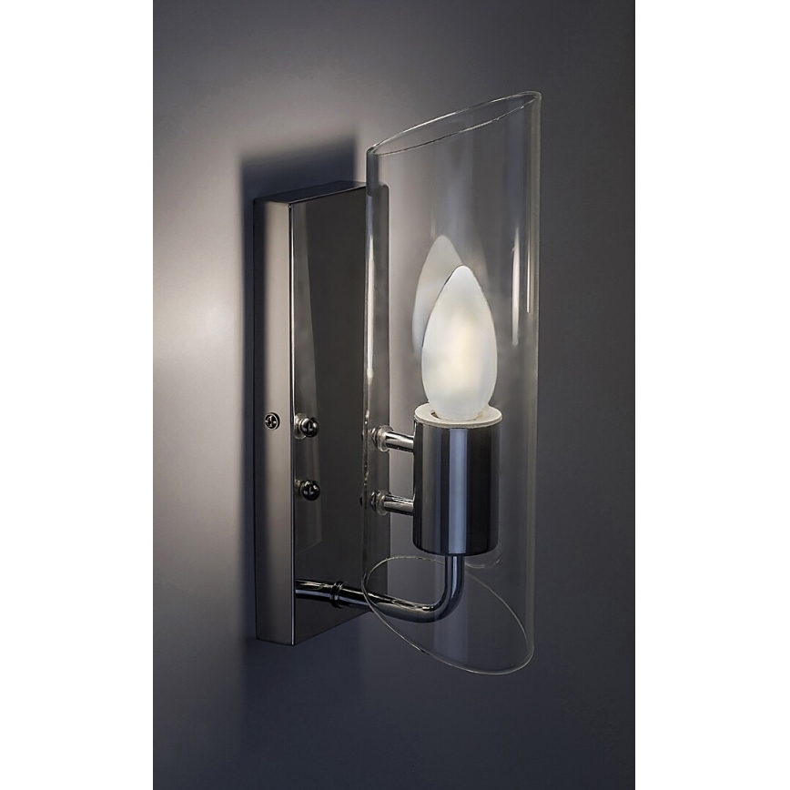Rabalux - Badezimmer-Wandleuchte 1xE14/12W/230V IP44 glänzendes Chrom