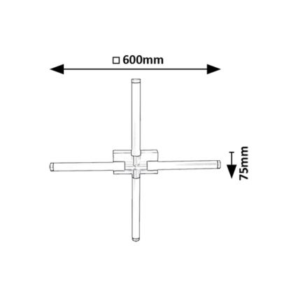 Rabalux - LED-Wandleuchte für Badezimmer LED/16W/230V 4000K IP44