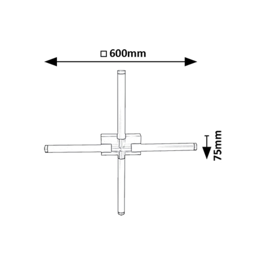 Rabalux - LED-Wandleuchte für Badezimmer LED/16W/230V 4000K IP44