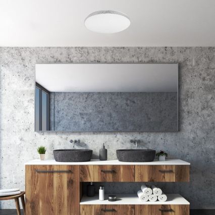 Rabalux - LED-Deckenleuchte für Badezimmer, 40 W, 230 V, IP44, 4000 K, Ø 48 cm