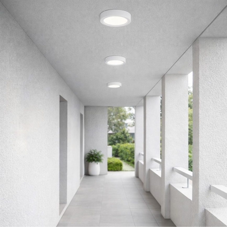 Rabalux - LED-Deckenleuchte für das Badezimmer LED/24W/230V Ø 22 cm IP44 weiß