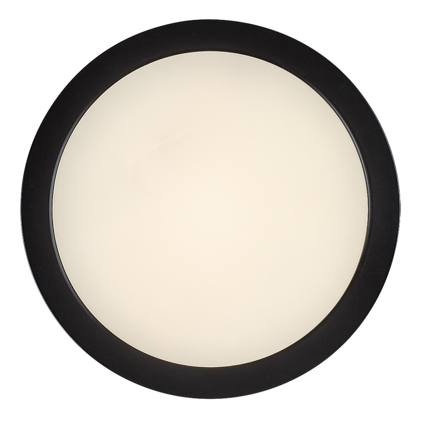 Rabalux - LED-Badezimmer-Deckenleuchte, LED/24 W/230 V, Ø 22 cm, IP44, schwarz