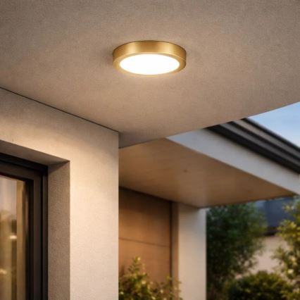 Rabalux - LED-Deckenleuchte für Badezimmer LED/24W/230V Ø 22 cm IP44 gold