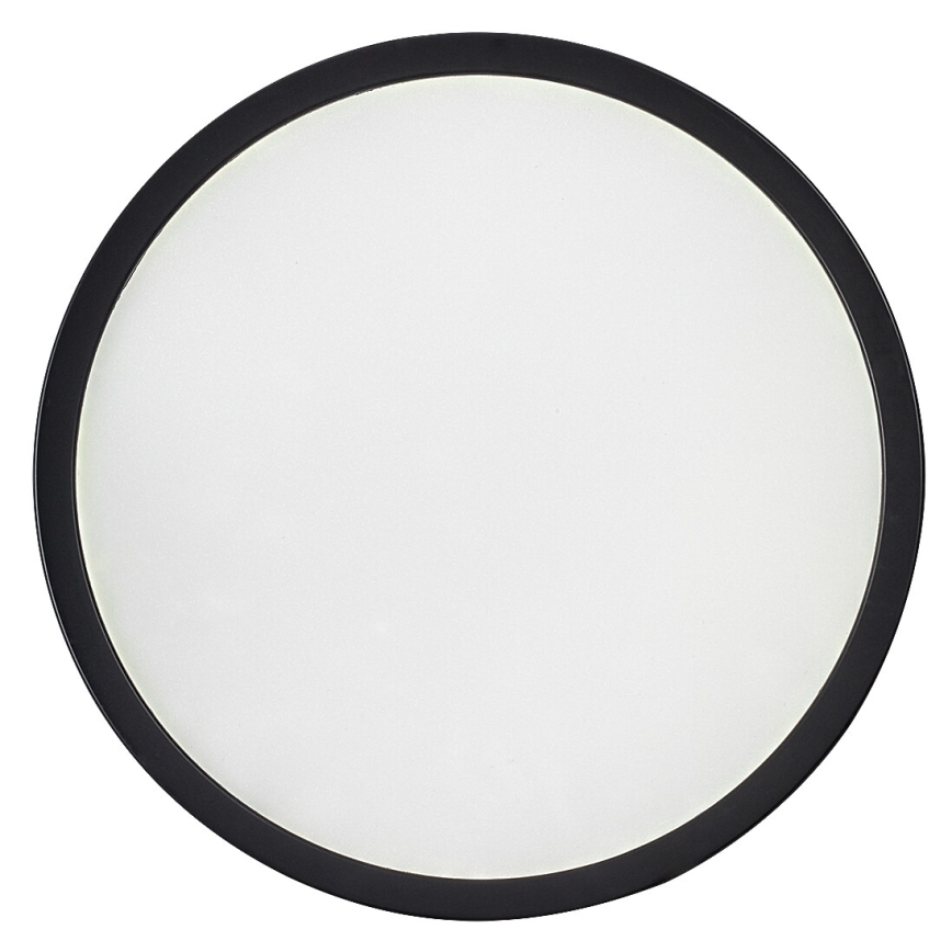 Rabalux - LED-Deckenleuchte für Badezimmer LED/18W/230V 3000/4000/6000K Ø 29 cm IP44 schwarz