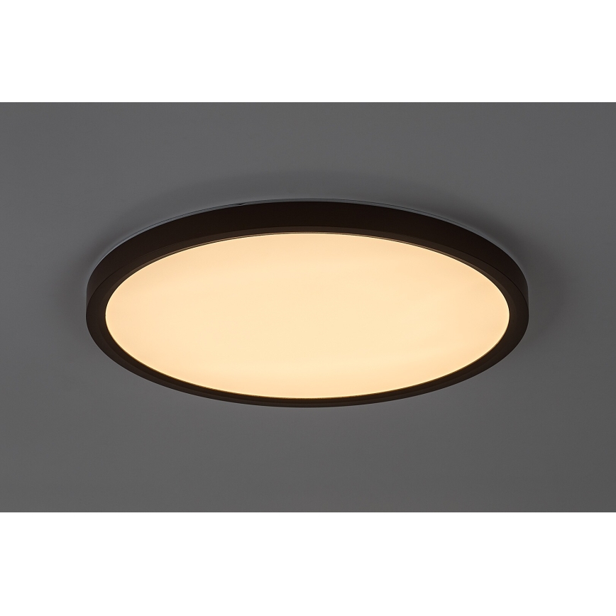 Rabalux - LED-Deckenleuchte für Badezimmer, 24W, 230V, 3000/4000/6000K, Ø 40 cm, IP44, braun