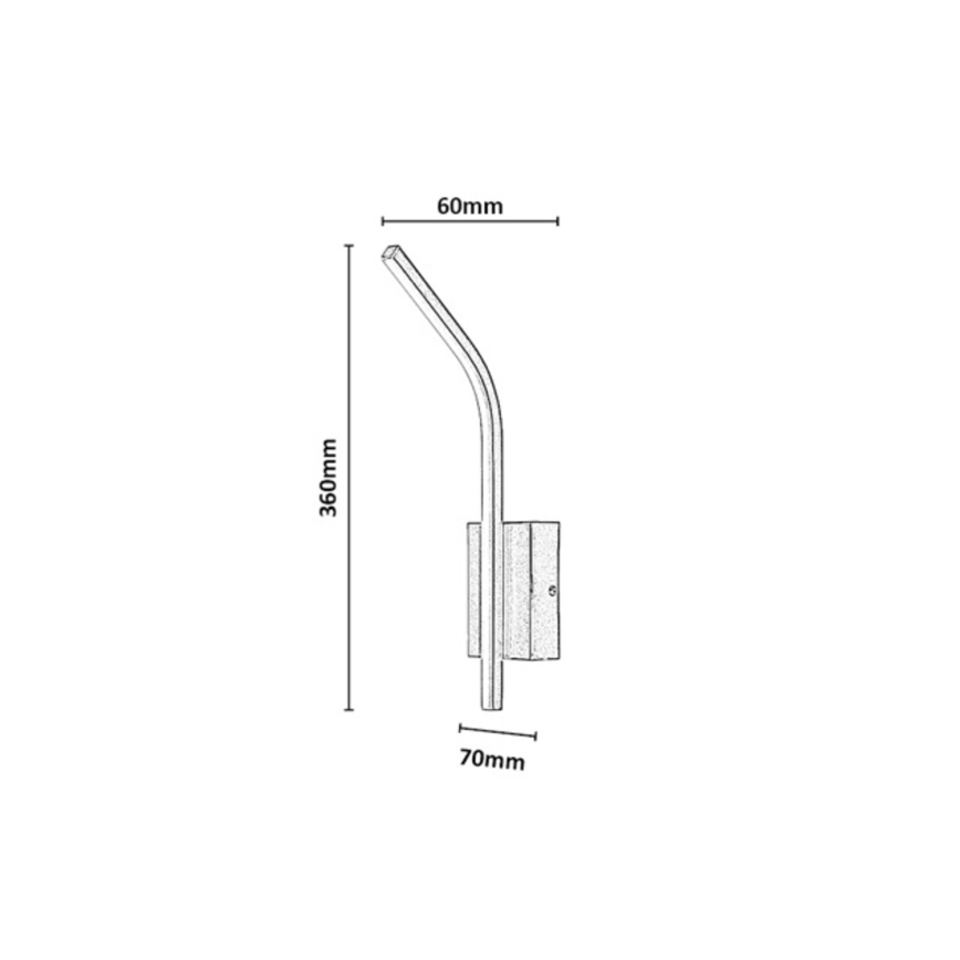 Rabalux - LED-Badezimmer-Wandleuchte LED/10W/230V 4000K IP44 goldfarben